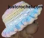 Frilly Brimmed Hat USA